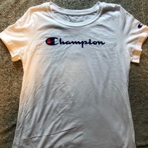 Champion logo graphic tee